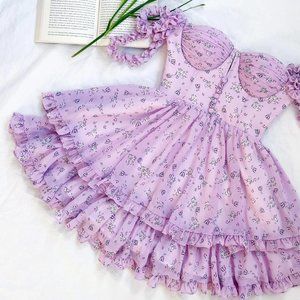 Adeirlina Pink Babydoll Dress